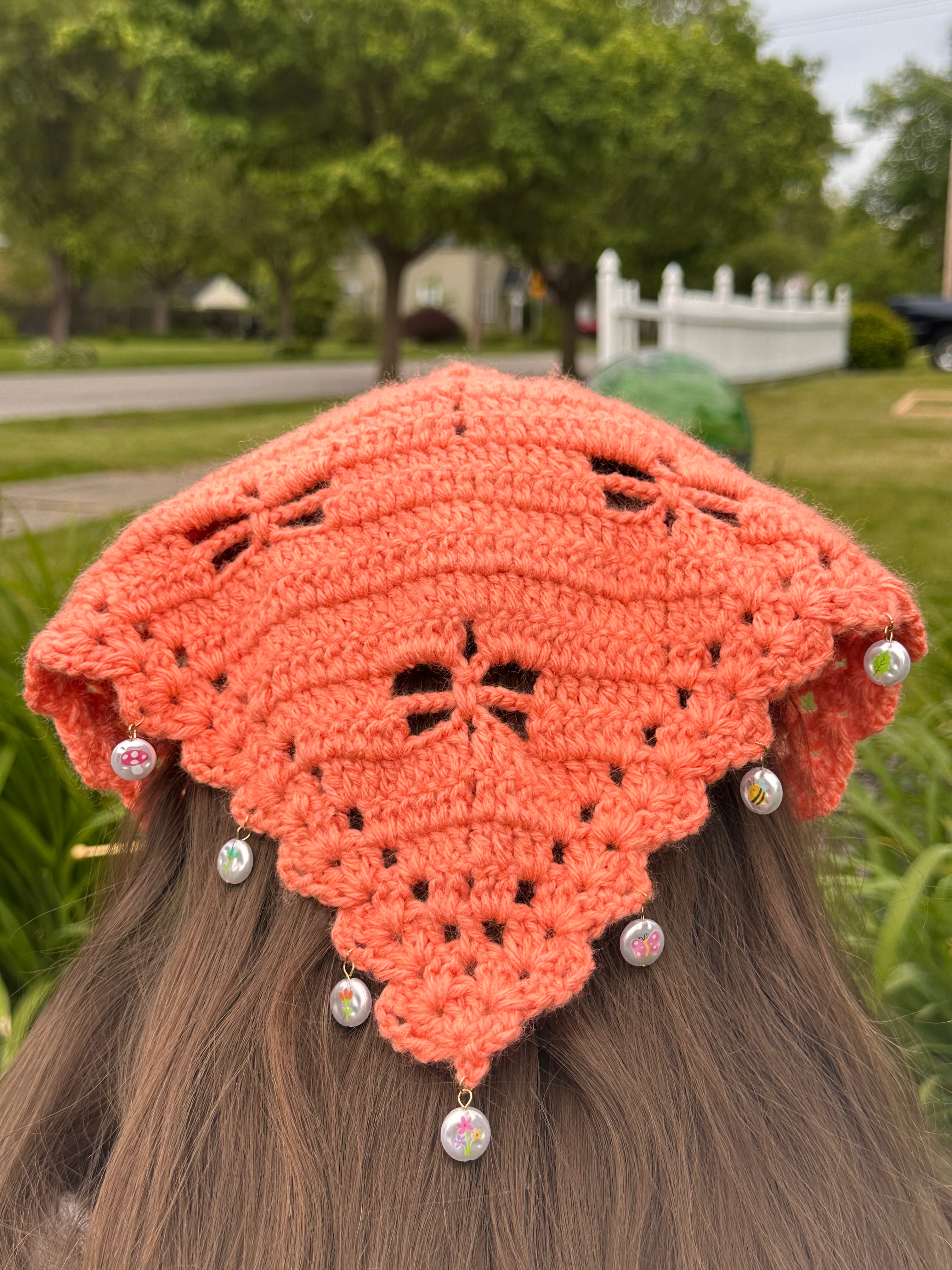 Dragonfly Bandana (Beaded)